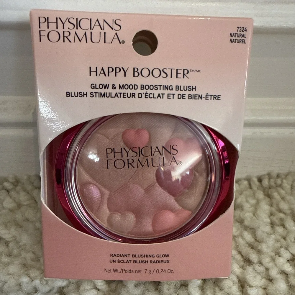 Physicians Formula Happy Booster Glow and Mood Boosting Blush, Natural, #7324